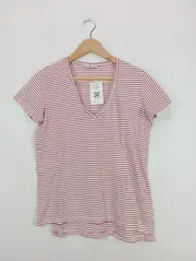 Vorschaubild 2 von Damen T-Shirt Gr. 38/M Gestreift Kurzarm Casual Mehrfarbig
