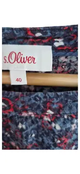 Vorschaubild 3 von Damen Bluse Gr. 40 Mehrfarbig Blumenmuster Viskose Casual