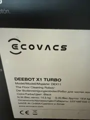 Vorschaubild 3 von Ecovacs DEEBOT X1 TURBO Saugroboter Staubsauger Roboter Schwarz