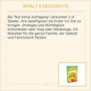 Vorschaubild 3 von Brettspiel Nur keine Aufregung Familienspiel Kinderspiel Würfelspiel