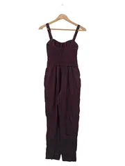 Vorschaubild 3 von Damen Jumpsuit Rot Gestreift Gr. 34/XS Casual Overall