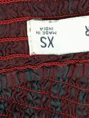 Vorschaubild 5 von Damen Jumpsuit Rot Gestreift Gr. 34/XS Casual Overall