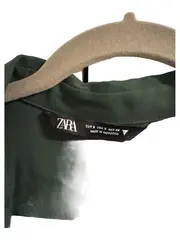Vorschaubild 3 von Blusenkleid Damen Gr. S Grün Langarm Tunika Stufenkleid