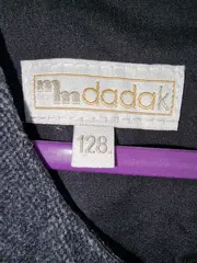 Vorschaubild 7 von MMdadak Mädchen Freizeitkleid Gr. 128 Blau Baumwolle Blumenmuster Casual