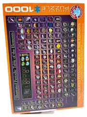 Vorschaubild 1 von Puzzle 1000 Teile Illustrated Periodic Table of the Elements
