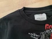 Vorschaubild 2 von Kinder Sweatshirt Bären-Print Grau Gr. 140 Baumwolle Freizeit Pulli