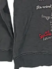 Vorschaubild 4 von Kinder Sweatshirt Bären-Print Grau Gr. 140 Baumwolle Freizeit Pulli