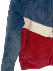 Vorschaubild 4 von Damen Felljacke Kunstpelz Sportlich Mehrfarbig Gr. 34/XS