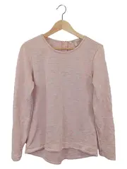 Vorschaubild 1 von Damen Pullover Gr. 38/M Rosa Casual Langarm Reißverschluss
