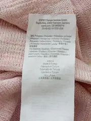 Vorschaubild 5 von Damen Pullover Gr. 38/M Rosa Casual Langarm Reißverschluss