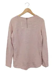 Vorschaubild 2 von Damen Pullover Gr. 38/M Rosa Casual Langarm Reißverschluss