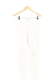 Vorschaubild 1 von Damen Stoffhose Weiß W28/36/S Casual Ripped Hose Baumwolle