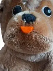 Vorschaubild 3 von Handpuppe Hund Braun 23cm Vintage Plüsch Spielzeug Kasperletheater