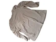Vorschaubild 3 von Damen Langarmshirt Gr. 40/L Beige Melange Rüschen Casual Baumwolle