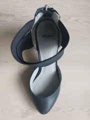 Vorschaubild 9 von Damenschuhe Pumps Gr. 39 Schwarz Elegant mit Knöchelriemen