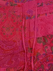 Vorschaubild 2 von Damen A-Linienrock Gr. 42 Pink Paisley Bohemian