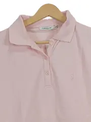 Vorschaubild 2 von CASSANI Damen Poloshirt Gr. 44 Rosa Casual Baumwolle