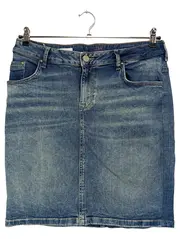 Vorschaubild 1 von Jeansrock Damen 38/M Blau Casual Denim Midirock