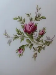 Vorschaubild 2 von Dessertschüssel Classic Rose Porzellan Weiß Rosenmotiv 11cm Klassisch