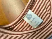 Vorschaubild 5 von Kinder Langarmshirt gestreift Rot Gr. 128 mit Rüschen