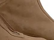 Vorschaubild 2 von Damen Stiefelette Gr. 38 Beige Fellbesatz Reißverschluss Winterboots