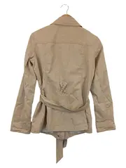 Vorschaubild 2 von Damen Leichte Jacke Gr. 38/M Beige Casual Übergangsjacke Baumwolle