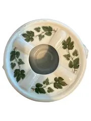 Vorschaubild 1 von Aschenbecher Weinlaub Porzellan Klassisch Beige 12cm