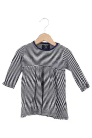 Vorschaubild 1 von Baby Freizeitkleid Gr. 74/80 Blau Weiß Gestreift Maritim