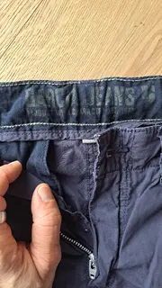 Vorschaubild 4 von Jeans Cargo Shorts Kinder Gr. 164 Blau Baumwolle Bermuda