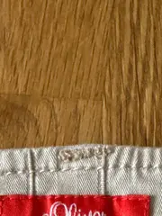 Vorschaubild 4 von Damen Stoffhose Gr. 46 Beige Gestreift Casual Hose