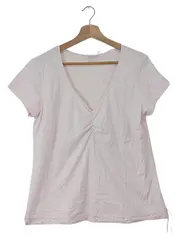 Vorschaubild 1 von Damen T-Shirt V-Ausschnitt Rosa Gr. 44/46