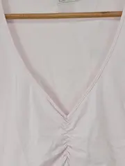 Vorschaubild 3 von Damen T-Shirt V-Ausschnitt Rosa Gr. 44/46
