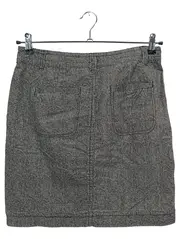 Vorschaubild 2 von Damen Minirock Grau Gr. 36/S Klassisch Elegant Baumwolle