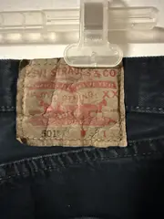 Vorschaubild 5 von 501 Herren Jeans Straight Leg Blau W34 L32 Klassisch Alltag