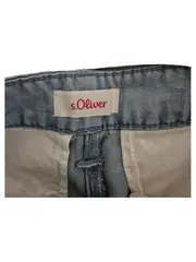 Vorschaubild 2 von Damen Jeans Culotte Hose Hellblau Gr. 36 W28 Regular Fit