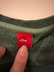 Vorschaubild 2 von Jungen Pullover Gr. 104-110 Gestreift Grün 87 Sweatshirt