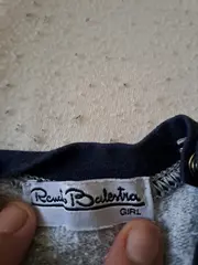 Vorschaubild 4 von Pullover Bär Tiermotiv Grau Gr. 74 Baumwolle Applikation