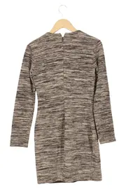 Vorschaubild 2 von Etuikleid Damen Gr. 36/S Grau Meliert Business Elegant Langarm