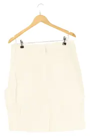 Vorschaubild 2 von A-Linienrock Damen 38/M Weiß Baumwolle Klassisch