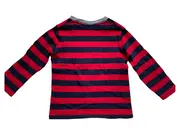 Vorschaubild 2 von Baby Langarmshirt Kinder Gr. 104 Gestreift Rot Blau Baumwolle