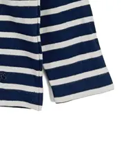 Vorschaubild 4 von Kinder Langarmshirt gestreift Maritim Blau 116