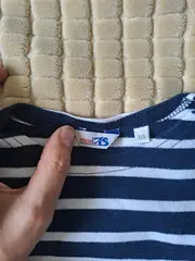 Vorschaubild 5 von Kinder Langarmshirt gestreift Maritim Blau 116