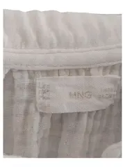 Vorschaubild 5 von Mädchen Langarmshirt Bluse Rüschenkragen Musselin Weiß Gr. 98
