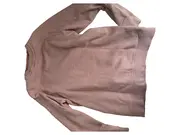 Vorschaubild 3 von Damen Pullover Gr. 36/S Rosa Sportlich Logo-Print Baumwolle