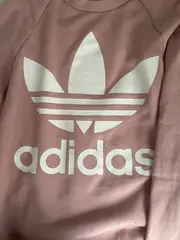Vorschaubild 5 von Damen Pullover Gr. 36/S Rosa Sportlich Logo-Print Baumwolle