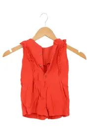 Vorschaubild 1 von Kinder Top Rot Casual Rüschen Gr. 74 Baumwolle