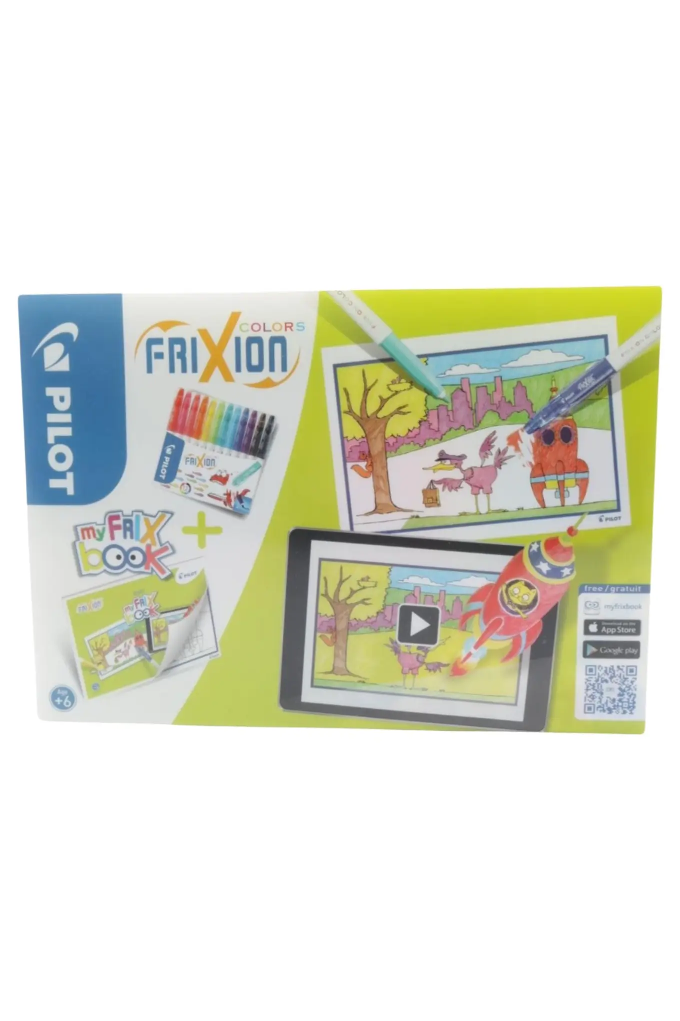 PILOT FriXion Colors Zeichenset Kinder Malset my FriXion Book radierbar App