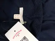 Vorschaubild 3 von Damen Pullover Gr. 32/XS Blau Klassisch Elegant Rollkragen