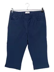 Vorschaubild 1 von Damen Caprihose Stoffhose Blau Gr. 44 Stretch Casual