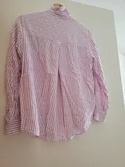 Vorschaubild 4 von Damen Hemdbluse gestreift Gr. 36/S Viskose Mehrfarbig Casual